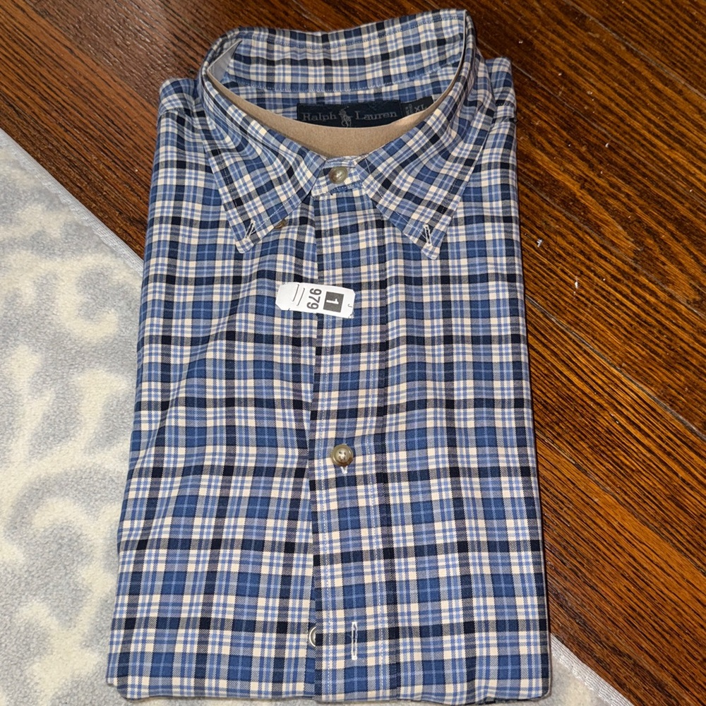 Ralph Lauren Men’s XL Classic Blues Button Down. Brand new!